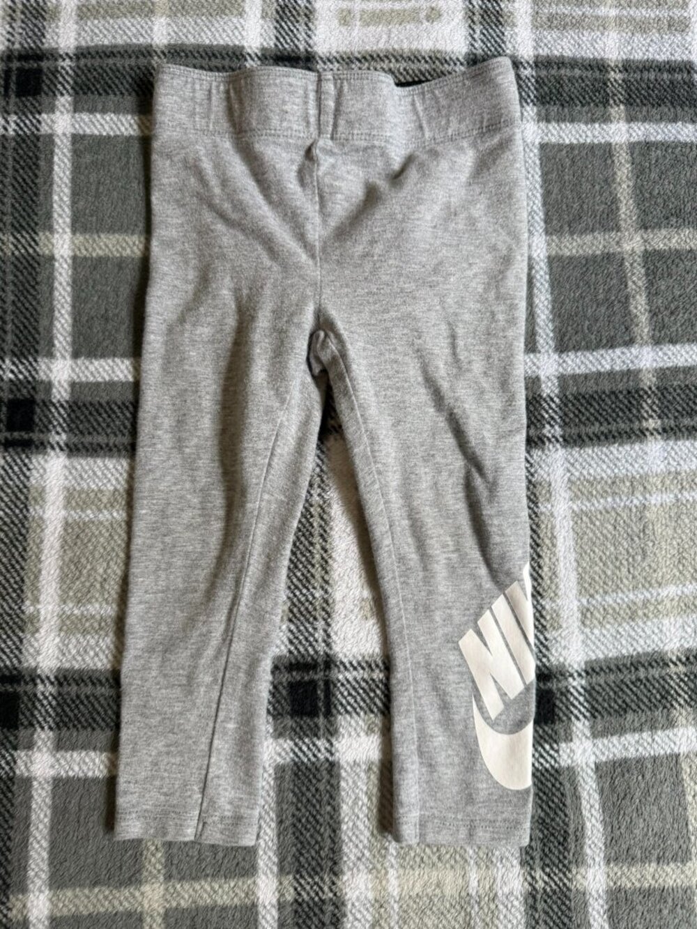 Nike Toddler Girls Leggings Gray Just Do It Futura Logo Size 2T 2 Years